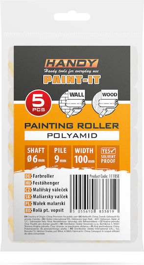 Handy Paint Roller Polyamide 100 Mm 5 Pcs Pack