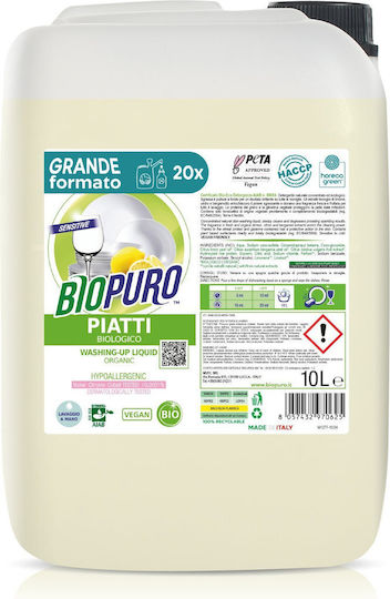 Hypoallergenic Ecological Dish Detergent 10l Biopuro