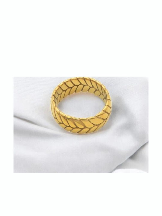 Charmy Ring made of Steel Gold Plated