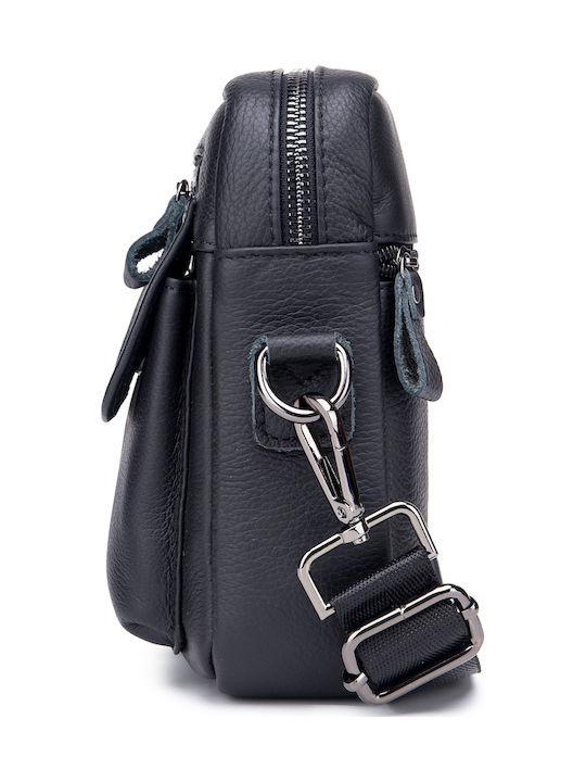 Djb Leather Men's Bag Shoulder / Crossbody Black