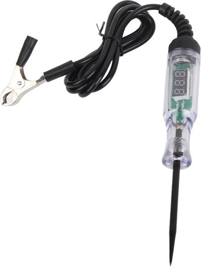 Tester Circuit Electric Auto 6-24v Cu Clesti Sondă Ideal Pentru Diagnoza Sistem Baterie Auto