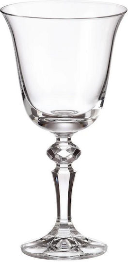 Crystal Bohemia Σετ Ποτήρια για Λευκό και Κόκκινο Κρασί από Κρύσταλλο Κολωνάτα 220ml CTB1S116220 6τμχ