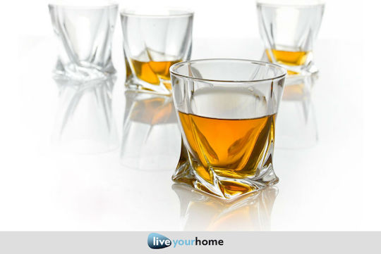 Bohemia Σετ Ποτήρια Ουίσκι από Κρύσταλλο 340ml 0001059 6τμχ