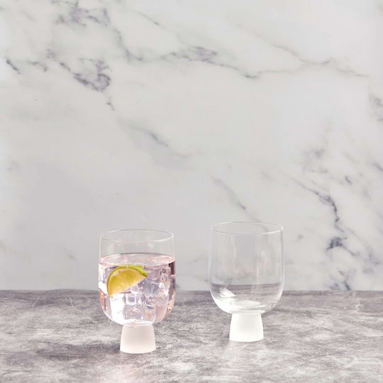 Design Is This Set Gläser Whiskey / Weißwein / Cocktail/Trinken / Wasser aus Glas in Weiß Farbe 2Stück Design Is This Set Gläser Whiskey / Weißwein / Cocktail/Trinken / Wasser aus Glas in Weiß Farbe 2Stück
