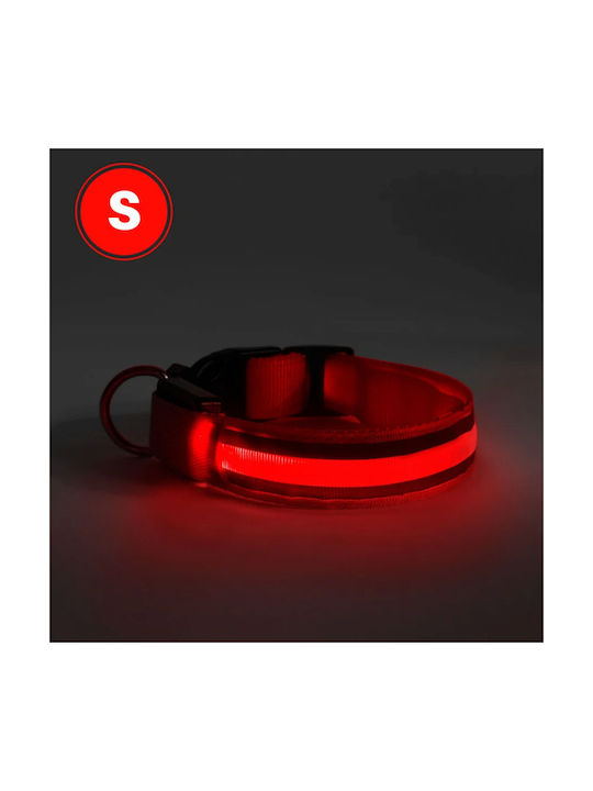 Led Light-up Dog Collar Size S 3 Lighting Modes
