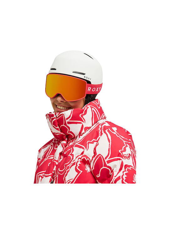Roxy Freebird Ski & Snowboard Helm in Weiß Farbe