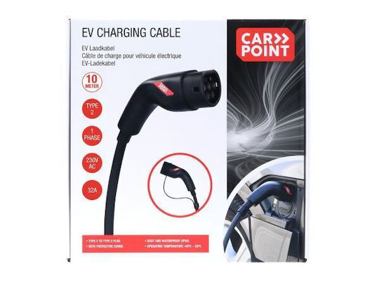 Carpoint Electric Vehicle Charging Cable Type2>2 32a 1ph 10 Meter 0290017