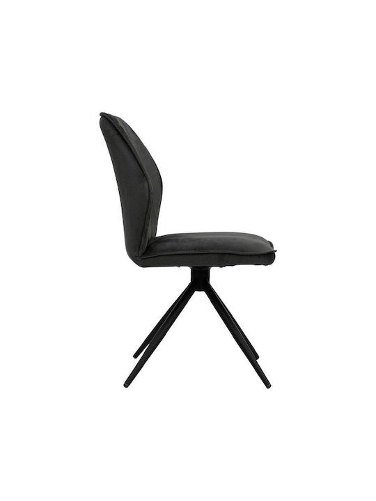 Arleta Stühle Speisesaal Grey 2Stück 52x46x91cm