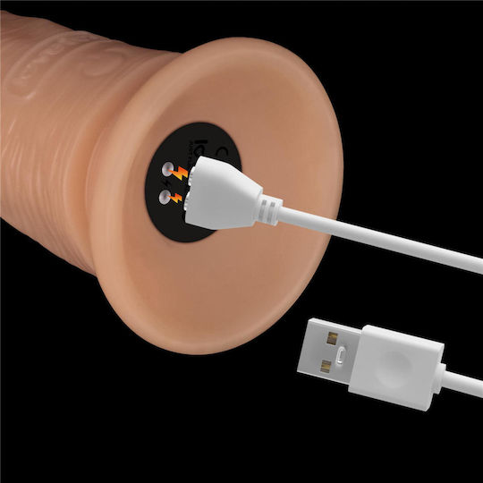 Lovetoy Vibrating Power Basics Ρεαλιστικός Δονητής Flesh