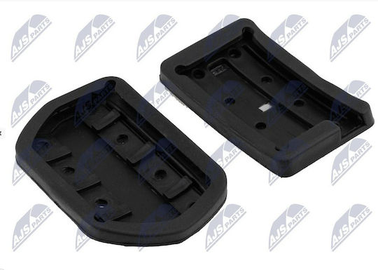 NTY Car Pedal Set Non Slip for Citroen Peugeot C5 C8 DS5 508 3008 Silver 3 Pieces EZC PE 115