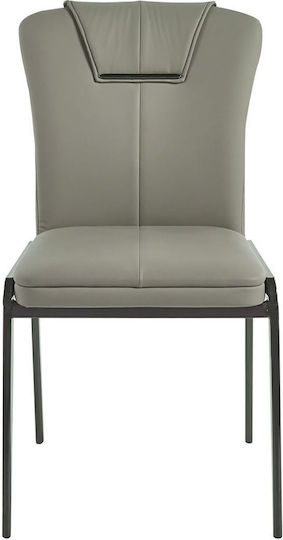 Andria Dining Room Metallic Chair Green 47x60x86cm 2pcs