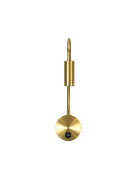 GloboStar Goose Single LED Warm White Spot in Gold Color