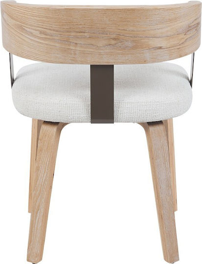 Anesy Armchair Beige Shade 53.5x51x72cm
