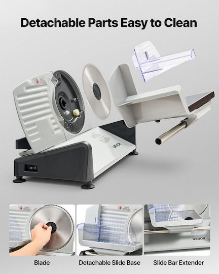 Vevor Commercial Ham Slicer 190mm