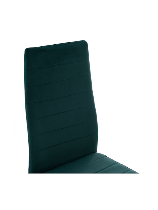 Lady Kitchen Metallic Chair Cypress 42x45x97cm 4pcs