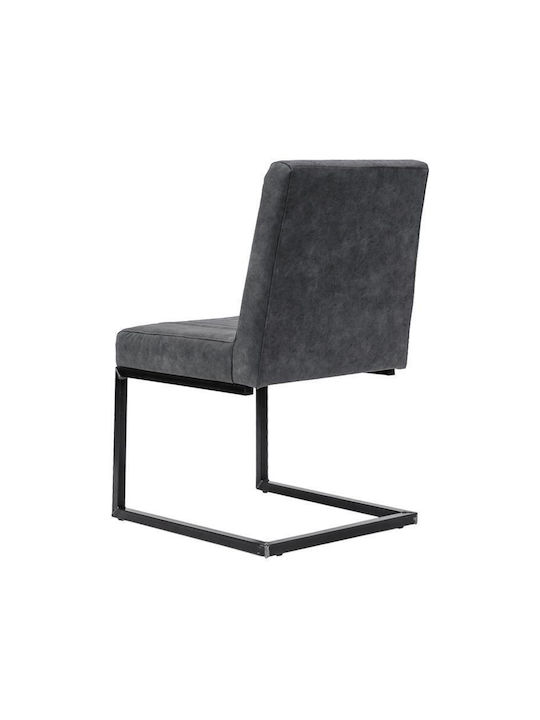Evita Stühle Speisesaal Grey 2Stück 50x47x85cm