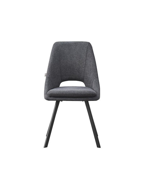 5174 Stühle Speisesaal Grey 2Stück 56x48x85cm