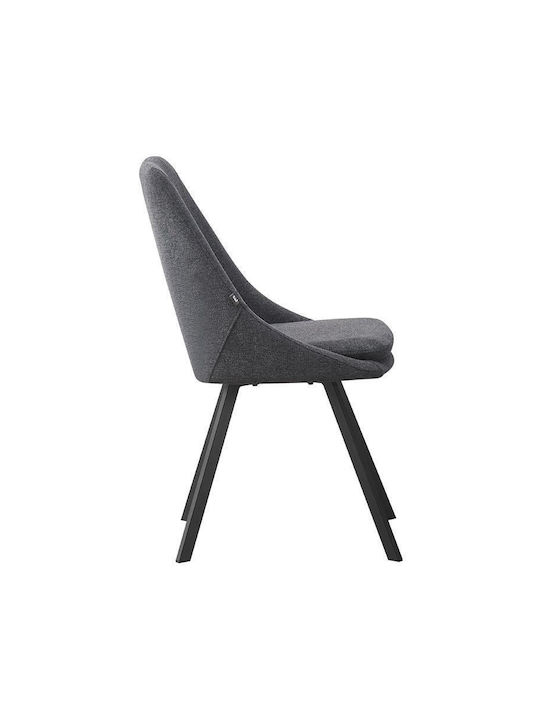 5174 Stühle Speisesaal Grey 2Stück 56x48x85cm