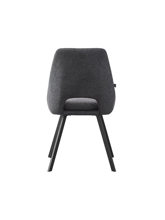 5174 Stühle Speisesaal Grey 2Stück 56x48x85cm