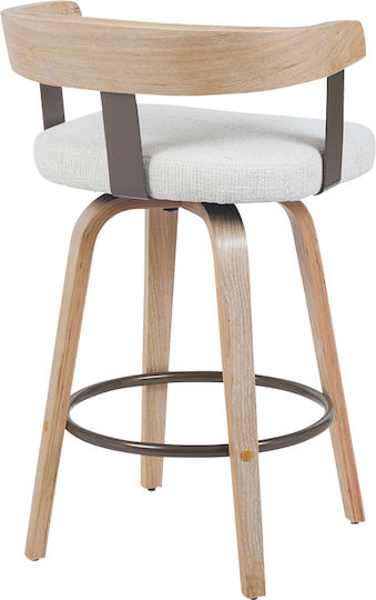 Hocker Bar Anesy Beige Shade 54x50x85cm Hocker Bar Anesy Beige Shade 54x50x85cm