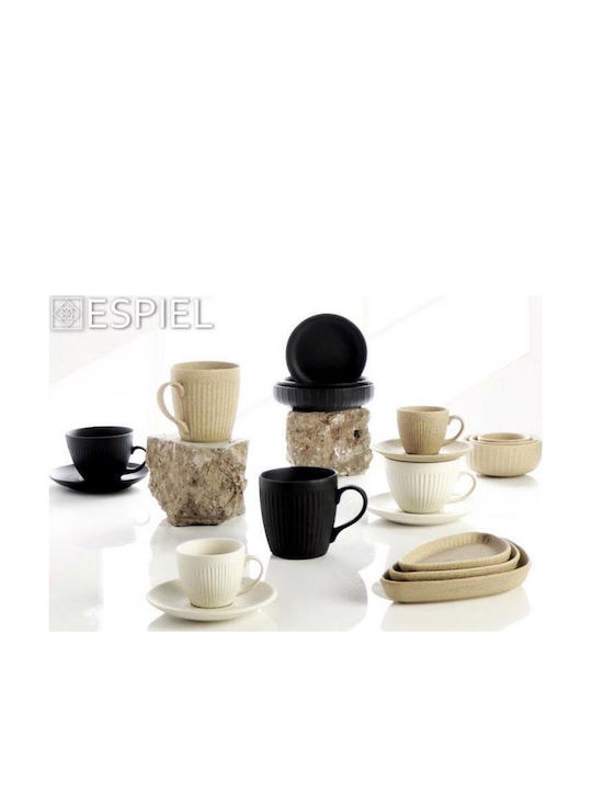 Espiel Sand Чиния Пустинята Триъгълник Керамика Бежов 15x8.5см 6бр