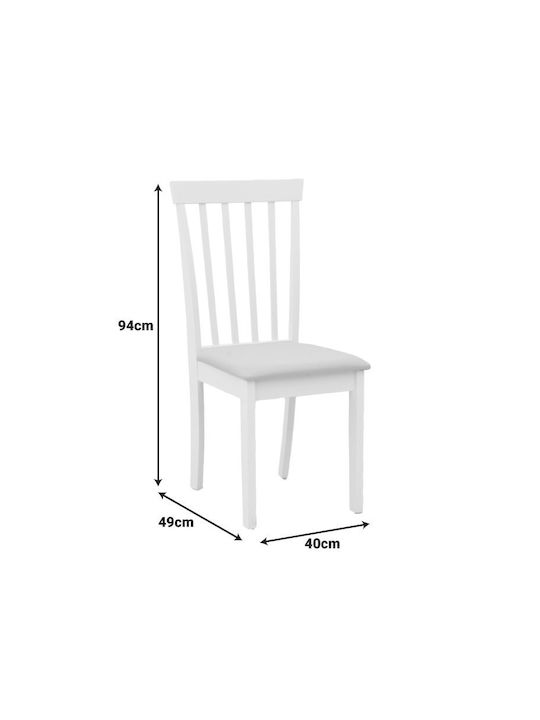 Houston Столички Трапезария White Shade 2бр 40x49x94бр