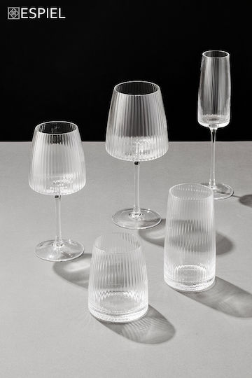 Espiel Dizzy Set Brillen Champagner Kelch Glas 250ml 4 Stück