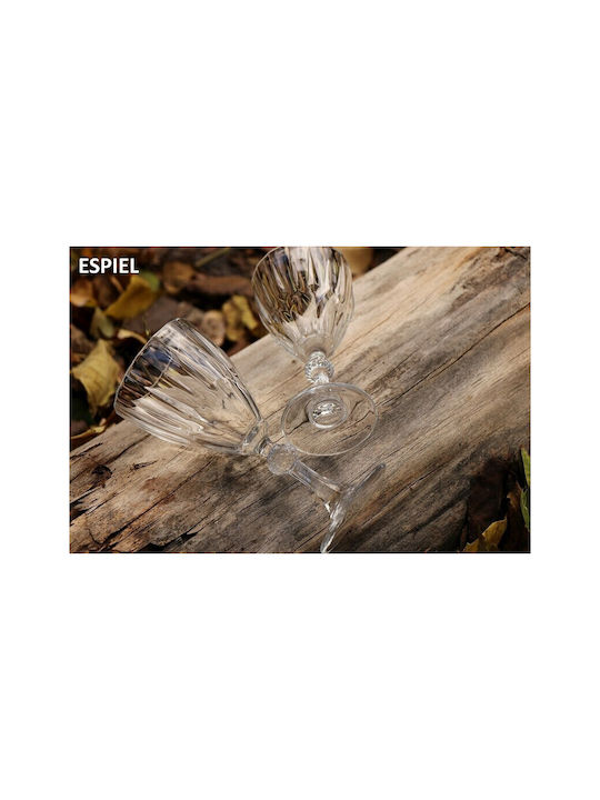 Espiel Diamond Set Gläser Likör/Ouzo / Cocktail/Trinken aus Glas Mit Stiel 52ml 4Stück