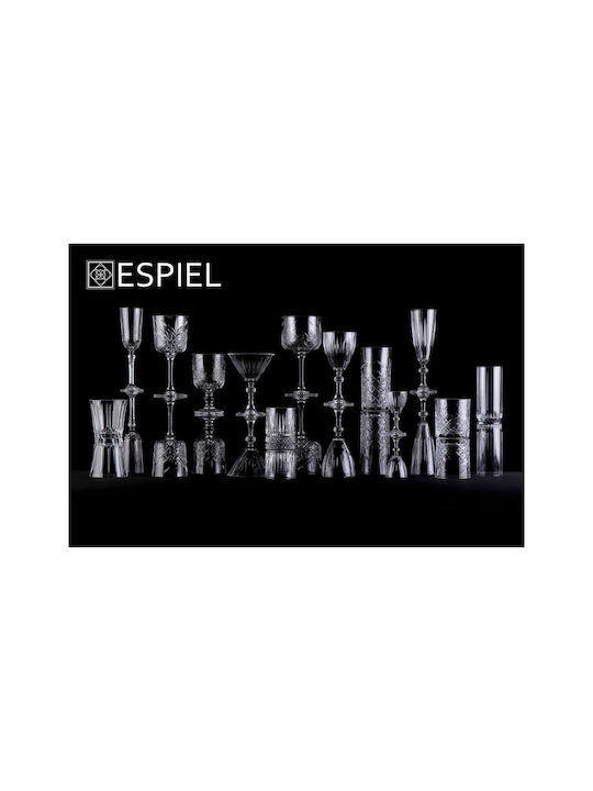 Espiel Diamond Set Gläser Likör/Ouzo / Cocktail/Trinken aus Glas Mit Stiel 52ml 4Stück