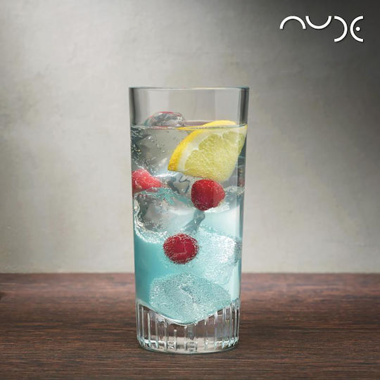 Espiel Nude Savage Set of Glasses Cocktail/Drinking / Water made of Crystal in White Color 6pcs