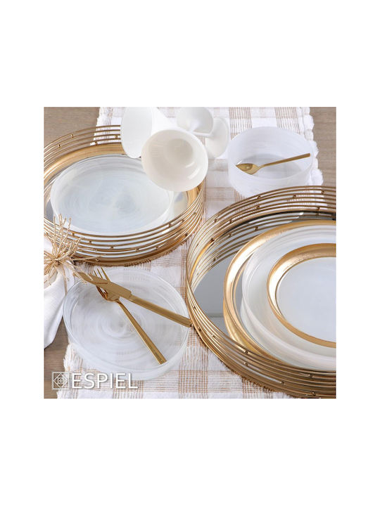 Espiel Maya Set Gläser Cocktail/Trinken / Weißwein aus Glas in Weiß Farbe 6Stück