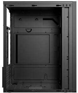 Power Train Midi Tower Компютърна Кутия Черна