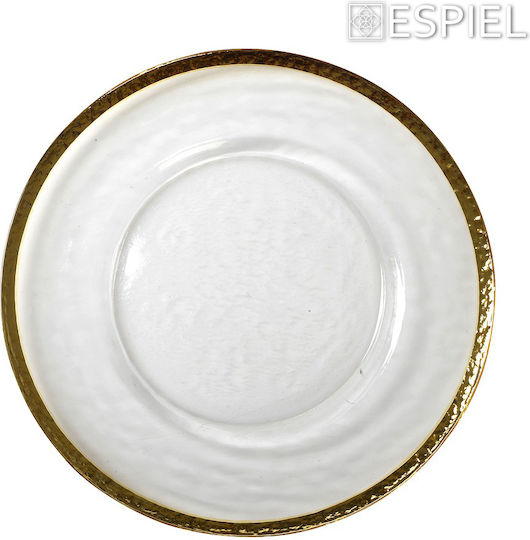Espiel Farfurie joasă Sticlă Transparent 33cm 4buc Espiel Farfurie joasă Sticlă Transparent 33cm 4buc
