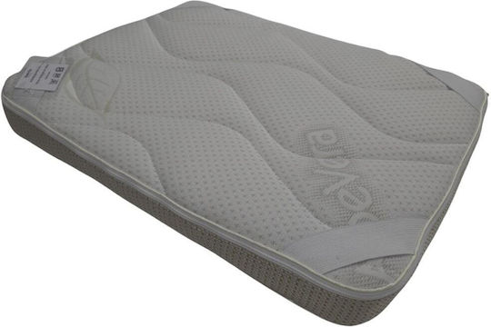 Politishome Ανώστρωμα Nuvia Plus Nuvia Plus Μονό Memory Foam με Αποσπώμενο Κάλυμμα & Λάστιχα Εφαρμογής 80x200x6εκ.