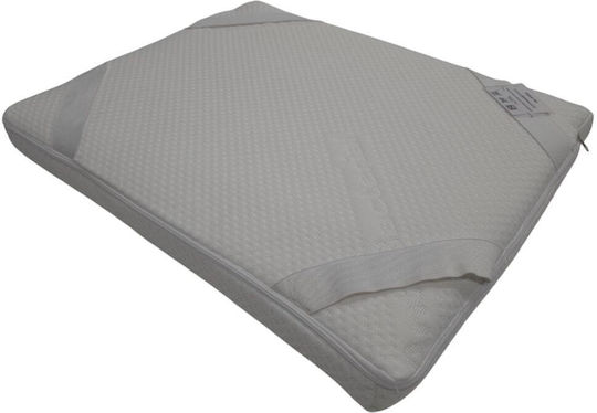 Politishome Mattress Topper Elysium Plus Elysium Plus Single Memory Foam with Removable Cover & Elastic Straps 80x200x6cm