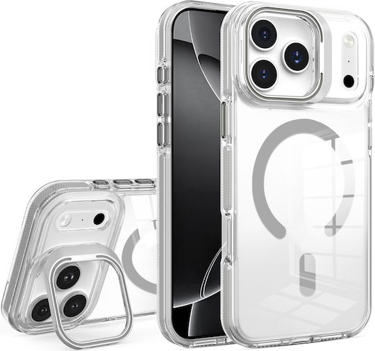 Θήκη Iphone 17 Pro Magsafe Βάση Διαφανής Γκρι Λεπτομέρειες