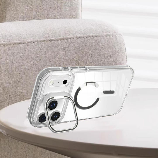 Θήκη Iphone 17 Pro Magsafe Βάση Διαφανής Γκρι Λεπτομέρειες