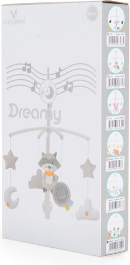 Cangaroo Mobile for Cot with Music, Rotation, and Mirror Bed Dreamy 107325