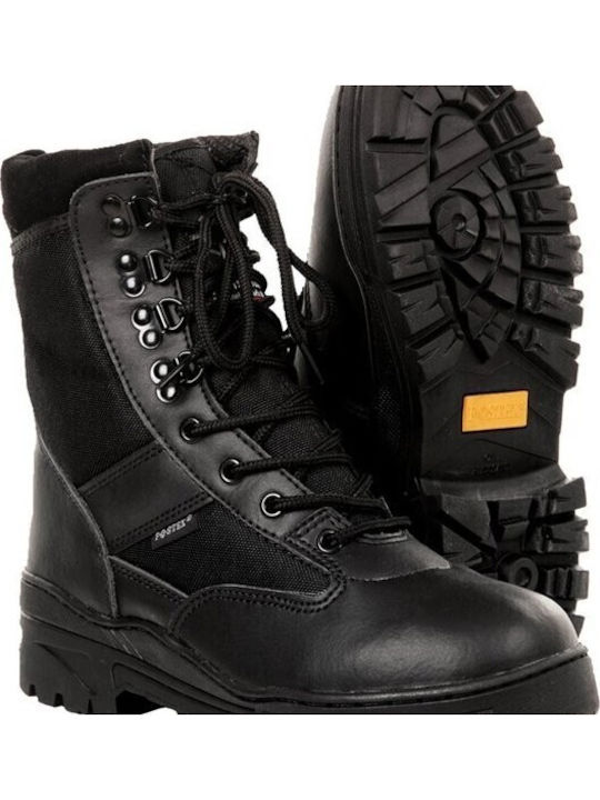 Leder Schwarz Herrenstiefel