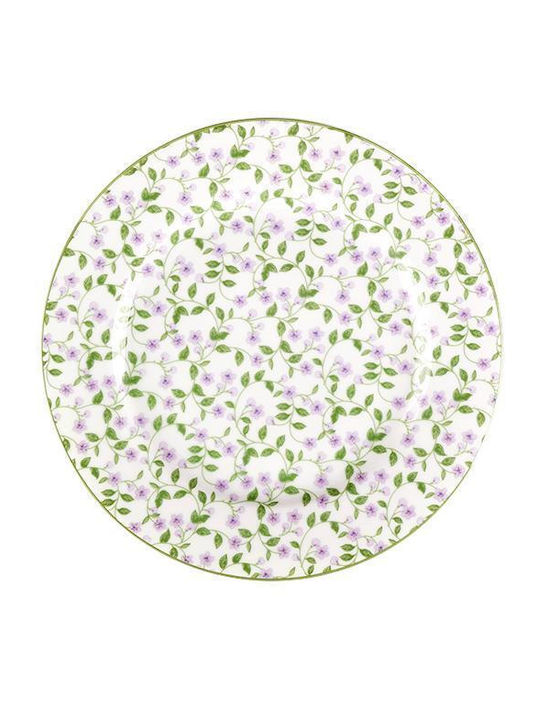 Oriana Ferelli Plate Desert made of Porcelain White with Diameter 20cm 6pcs