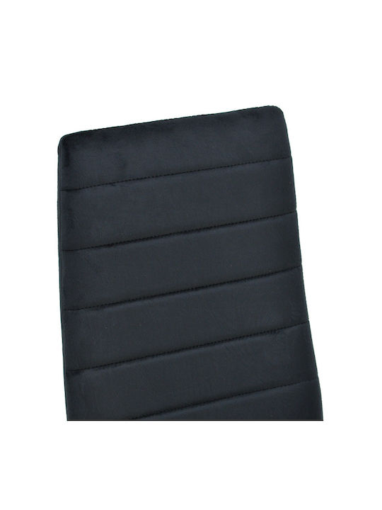 Parker Dining Room Velvet Chair Black Shade 39.5x48x95cm