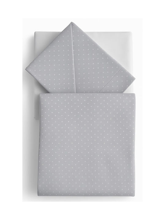 Beboulino Baby Bettlaken Graues 100x180cm