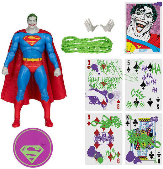 Dc Multiverse Superman Superman #9 Jokerized Златен Етикет От Todd Mcfarlane Фигура За Действие 18см