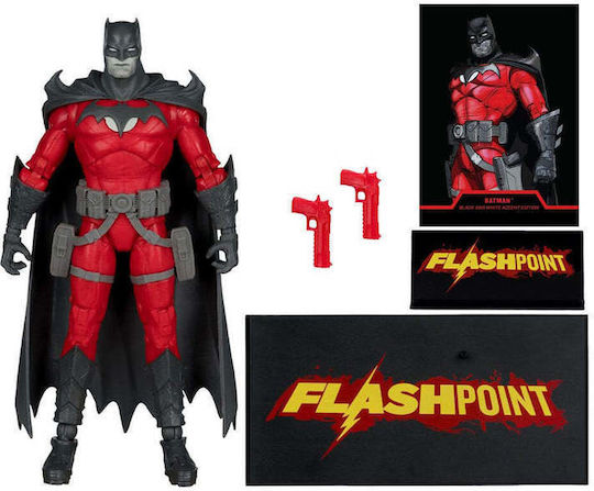 Φιγούρα Δράσης Dc Multiverse: Gold Label - Batman Flashpoint (black & White Accent Edition) Batman 18εκ.