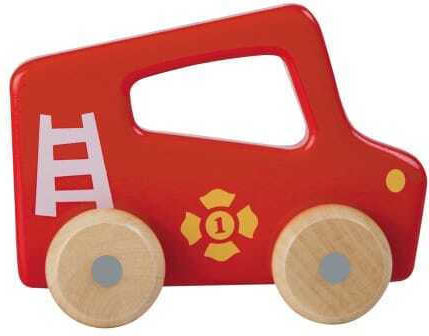 Joueco Vehicle Wooden Car Light Green made of Wood Lahani