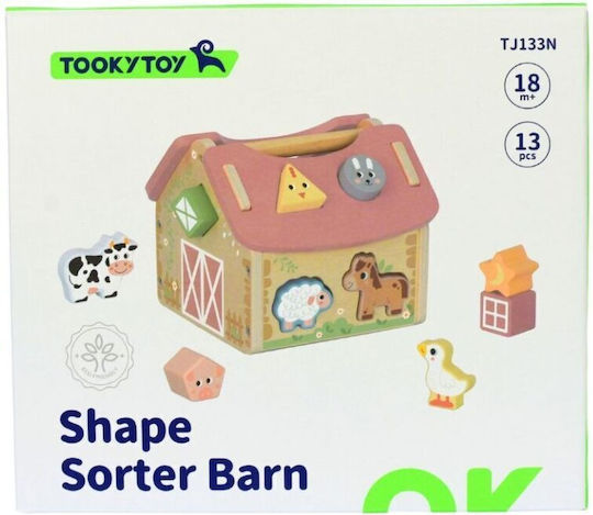 Tooky Toys Shape Sorting Toy made of Wood