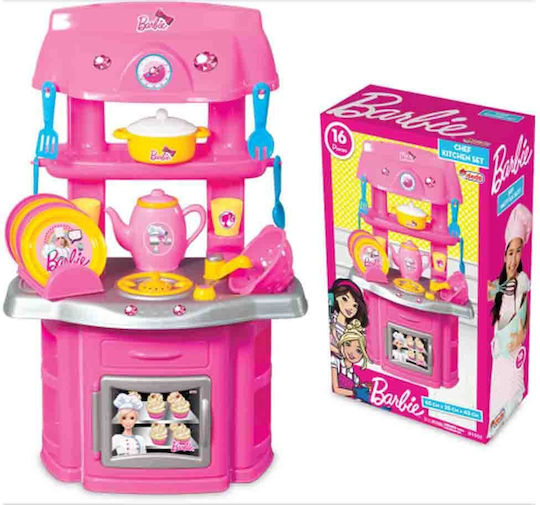 Dede Κουζίνα Barbie Barbie για 3+ Ετών 16τμχ