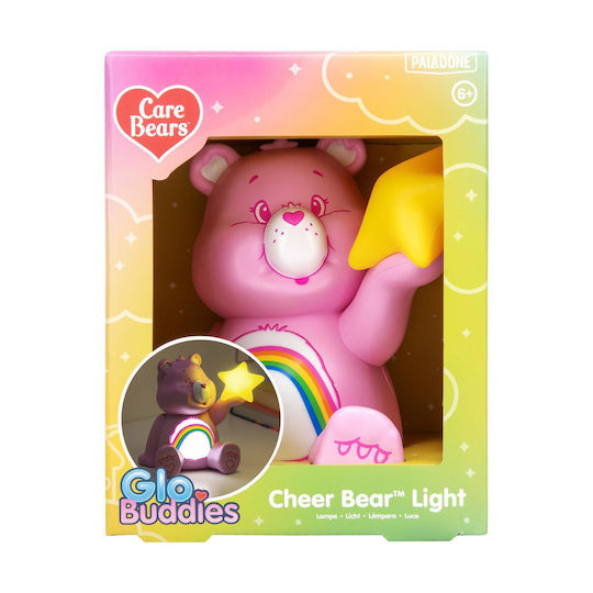 Paladone Care Bears Cheer Bear Glo Buddies Led Light Pp14477cb