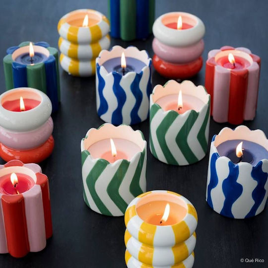 Que Rico Aromatic Candle Luisa in Jar with Perfume Baila Bella 9.3x9.7cm