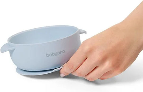 Babyono Baby Food Bowl made of Silicone Blue
